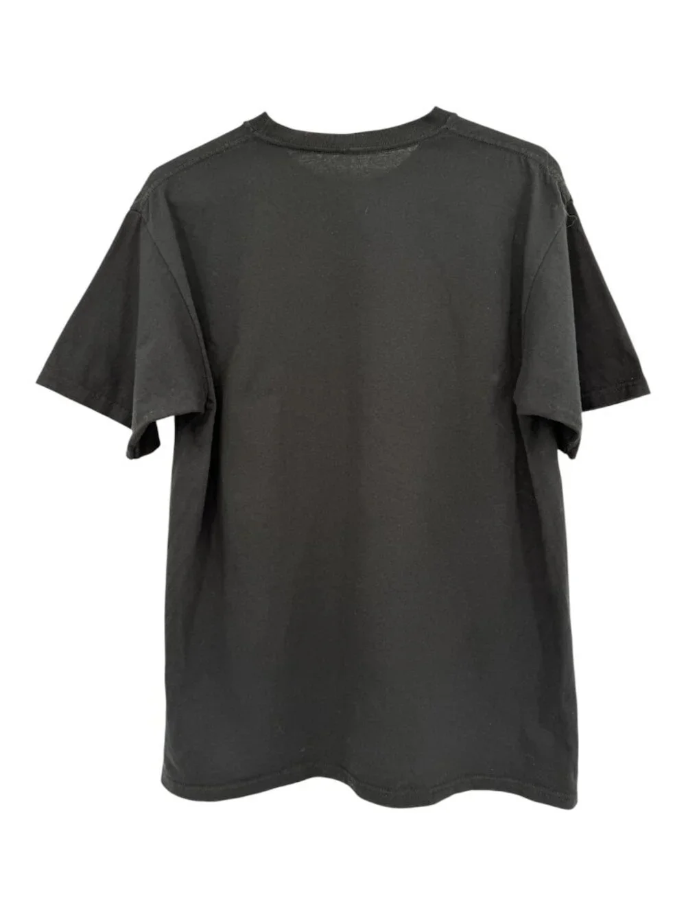 ALO Yoga Black Short Sleeve Logo Tee with White Print - Picture 2 of 5